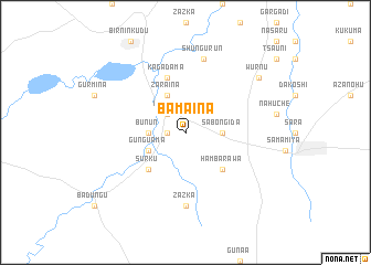 map of Bamaina