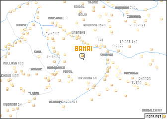 map of Bāmai