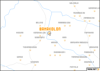 map of Bamakolon