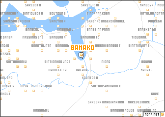 map of Bamako