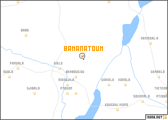 map of Bamanatoum