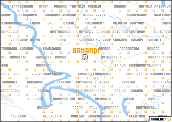 map of Bāmandi