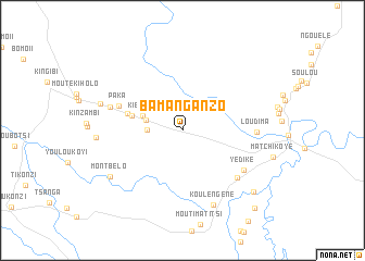 map of Bamanganzo