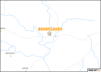 map of Bāmangawān