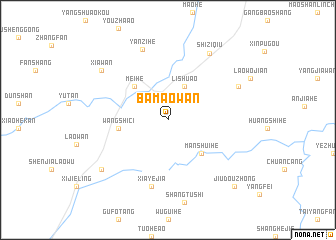 map of Bamaowan