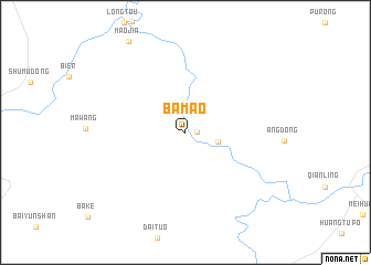 map of Bamao