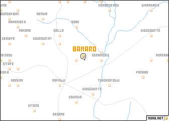 map of Bamaro