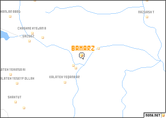 map of Bāmarz
