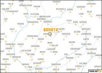 map of Bamata