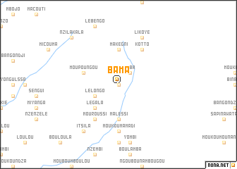 map of Bama