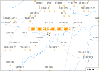 map of Bambadalawalandama