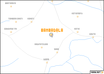 map of Bambadala