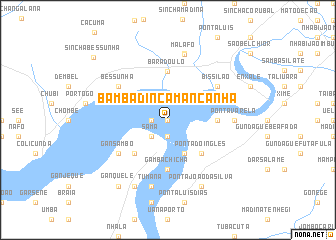 map of Bambadinca Mancanha