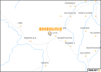map of Bambadinka
