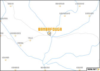 map of Bambafouga