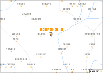 map of Bambakalia