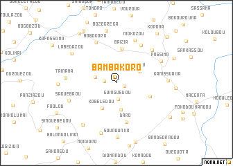 map of Bambakoro