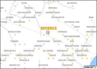 map of Bambako