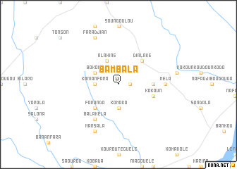 map of Bambala