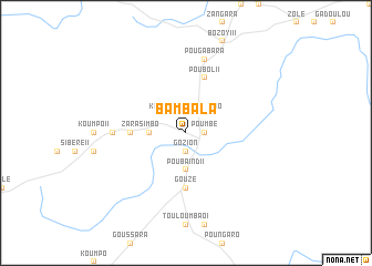 map of Bambala