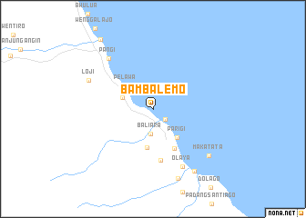 map of Bambalemo