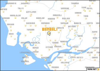 map of Bambali