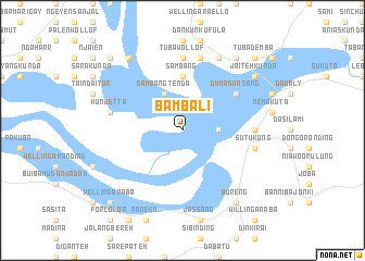 map of Bambali