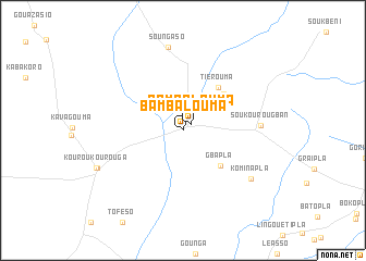 map of Bambalouma