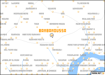 map of Bamba Moussa