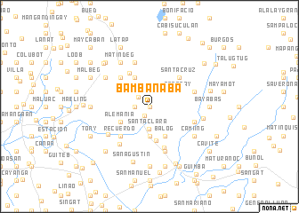 map of Bambanaba