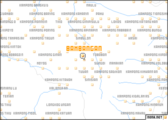 map of Bambangan