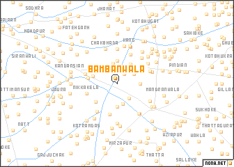 map of Bambānwāla