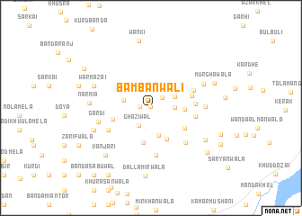 map of Bambānwāli