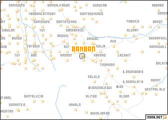 map of Bamban