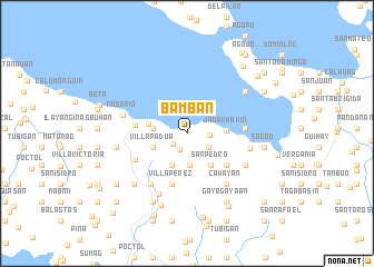 map of Bamban