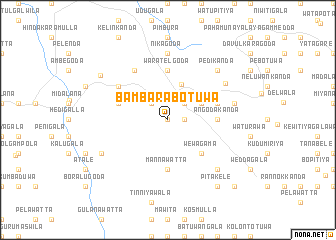 map of Bambarabotuwa