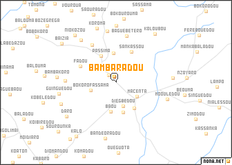 map of Bambaradou