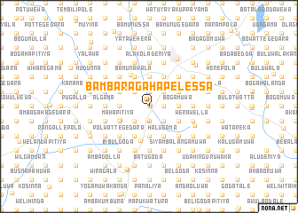 map of Bambaragahapelessa