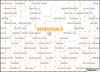 map of Bambaragala