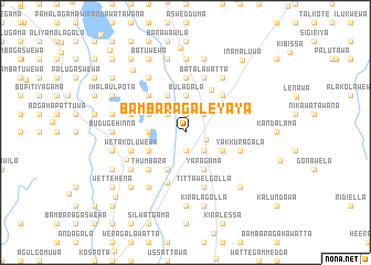 map of Bambaragaleyaya
