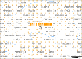 map of Bambaragama