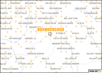 map of Bambaragama