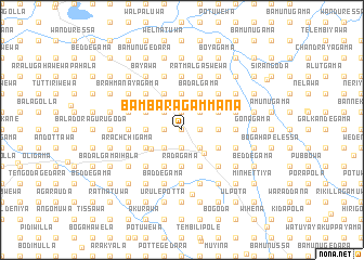 map of Bambaragammana