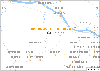 map of Bambara Sintienkoura