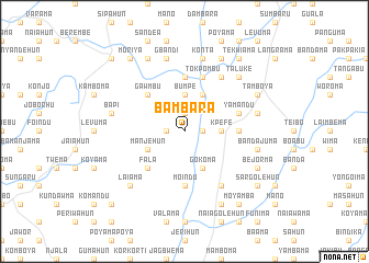 map of Bambara