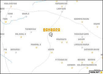 map of Bambara