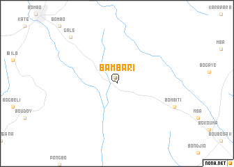 map of Bambari