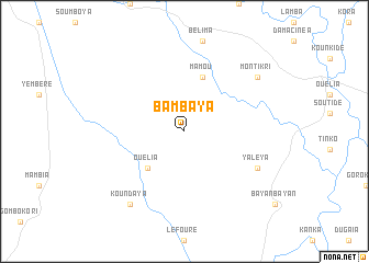 map of Bambaya