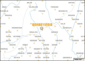 map of Bambayiraia