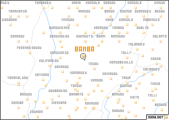 map of Bamba